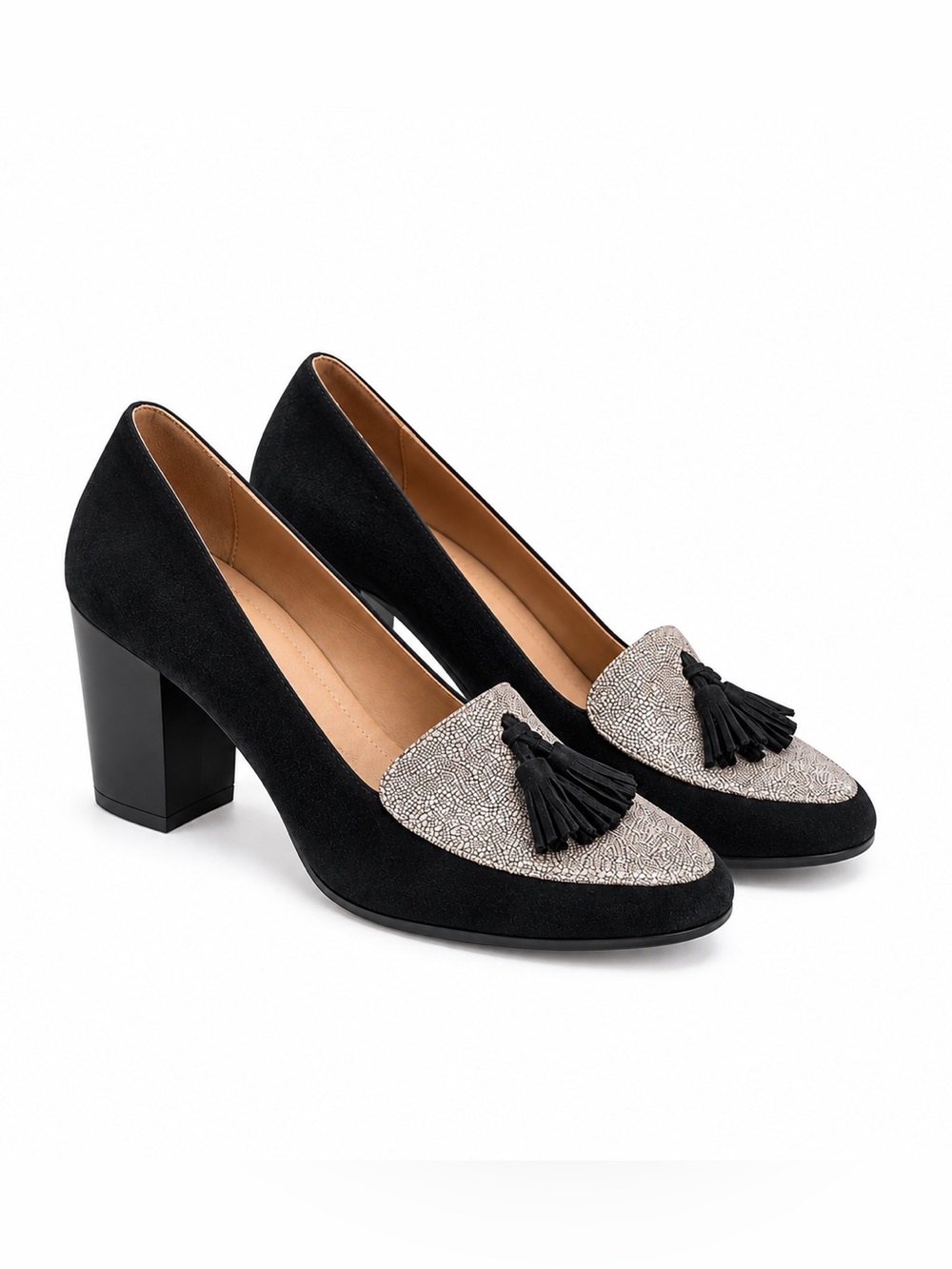 Aerosoles Women’s Tassel Block Heel Loafers Size 10 NWOT